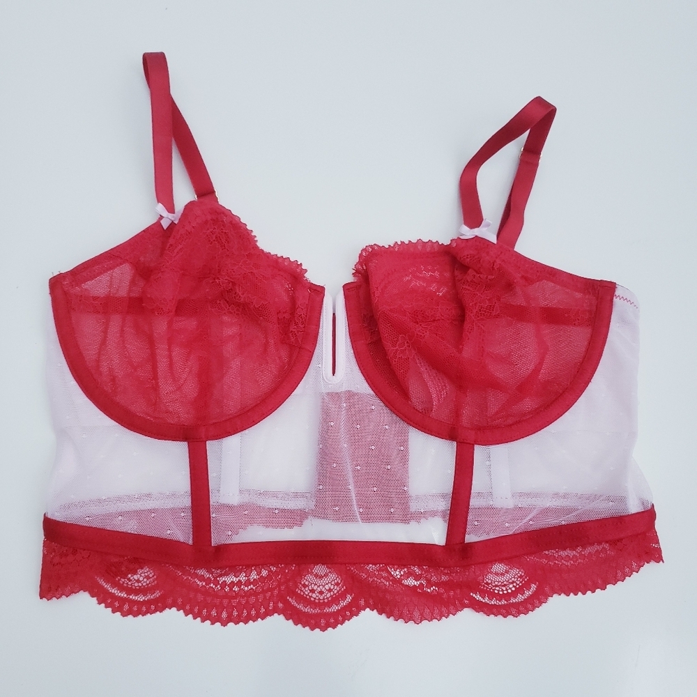 Auden Sheer Unlined Lingerie Bra